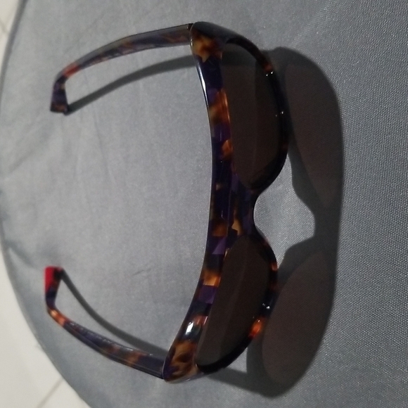 💕ALAIN MIKLI💕 Marmion Sunglasses Aviator Violet Spotted Tortoise Brown Lenses - Picture 8 of 16